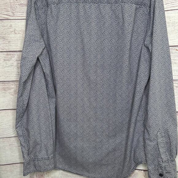 Ralph Lauren Denim & Supply Long Sleeve Micro Floral Button Up Shirt Size Medium - Picture 3 of 11